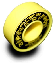 Poly-Temp&reg; Gas (XHD) Yellow Gas Line PTFE Tape